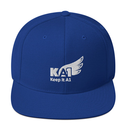 Blue/Wht Snapback Hat